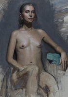 Oil figure painting