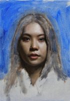 Oil portrait painting